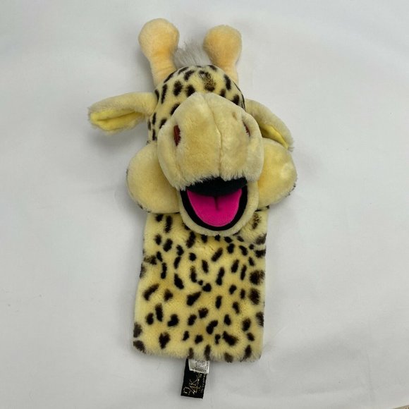 Vintage Giraffe Hand Puppet 24K Polar Puff 15" Pretend Play Visual Aid - Picture 3 of 7